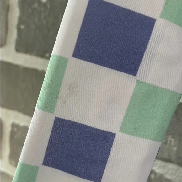 Attraco‎ Sport Purple-Green Plaid Long Sleeve Swimsuit UPF50+ Rash Guard Small - Picture 10 of 16